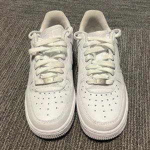 White Nike Airforces